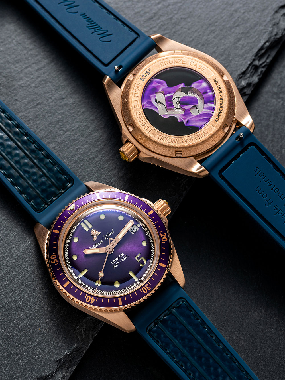 William Wood Bronze Amethyst Anniversary Edition
