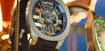 Gucci’s New Retro-Futuristic 25H Tourbillon Skeleton