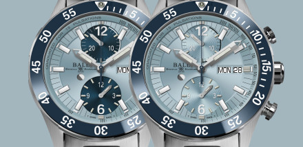 Ball Watch Roadmaster Rescue Chronograph in Ice Blue Presents a Glacial Colourway