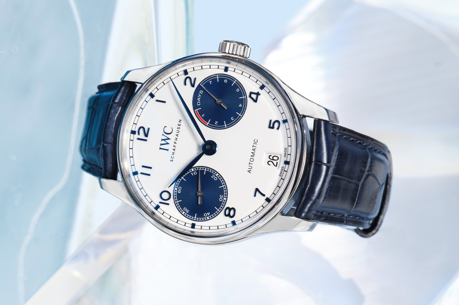 IWC Launch Portugeiser Automatic and Chronograph “Blue Panda” Editions