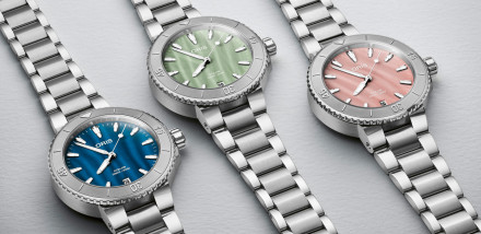 Oris Introduce Three New Aquis Date ‘Mother of Pearl’ Diving Watches