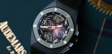 Audemars Piguet Royal Oak Concept Flying Tourbillon GMT Green Watch Review
