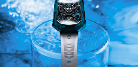 Aventi Introduce New Wraith A15-01 Saphite™ Paraiba with Innovative Blue Saphite™ Case