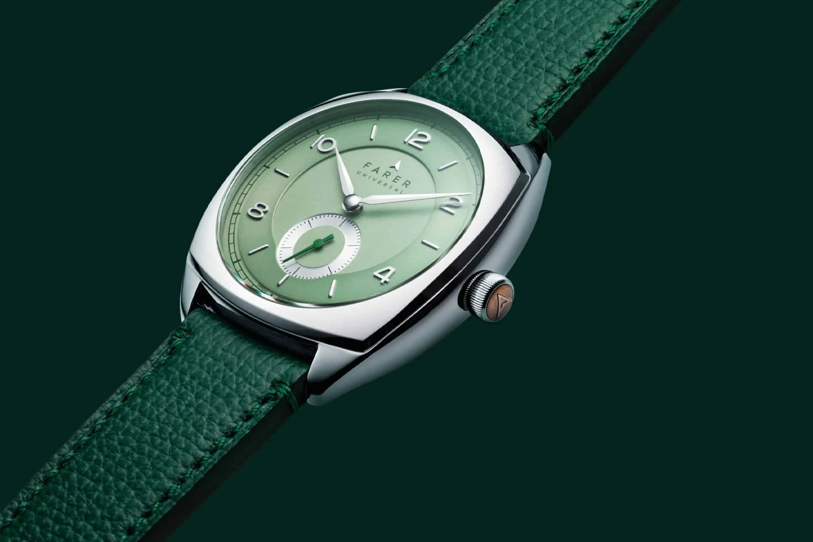 Farer Launch Sector Dial Cushion Case Durham, Mansfield and Lethbridge Watches