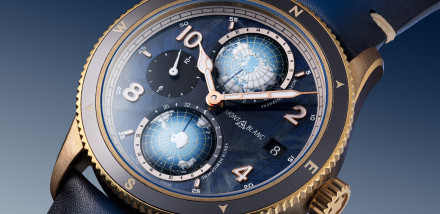Montblanc Take on Mont Blanc with 1858 Geosphere 0 Oxygen LE1786