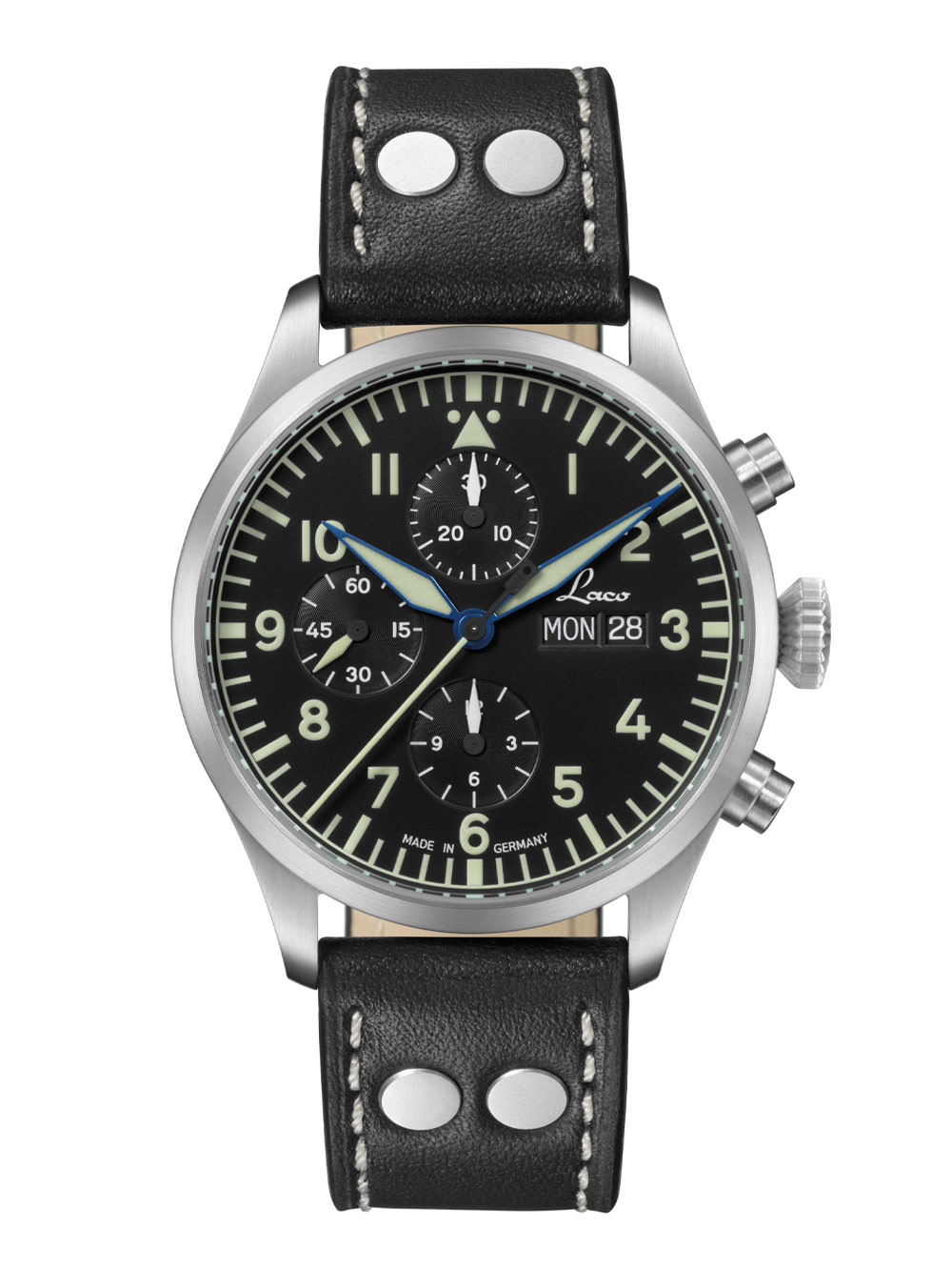Laco Keil.2 Chronograph Schwarz