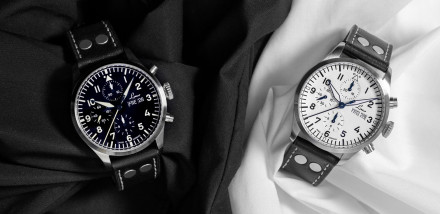 Laco Revive Their Classic Pilot’s Watch Chronograph With New Kiel.2 Schwarz (Black) and Weiss (White)