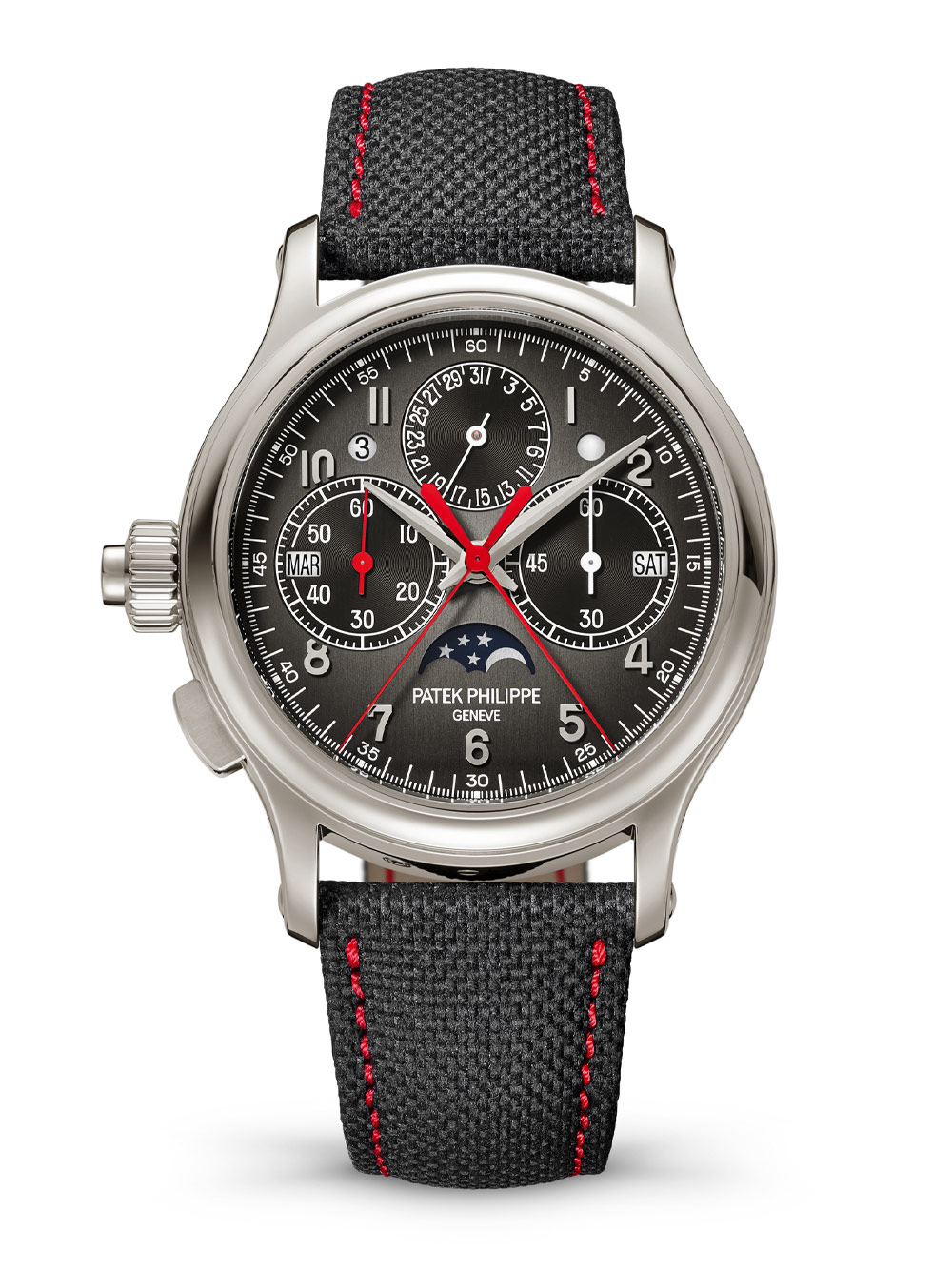 Patek Philippe 5373P-001 Split-Seconds Monopusher Chronograph Perpetual Calendar for Left-Handers