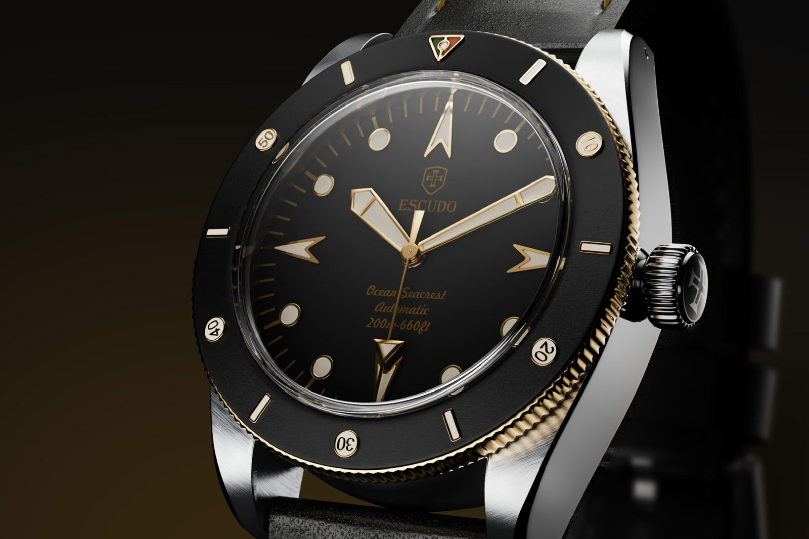 Escudo Launch New Ocean Seacrest Preto e Bronze with Ambassador José Fonte