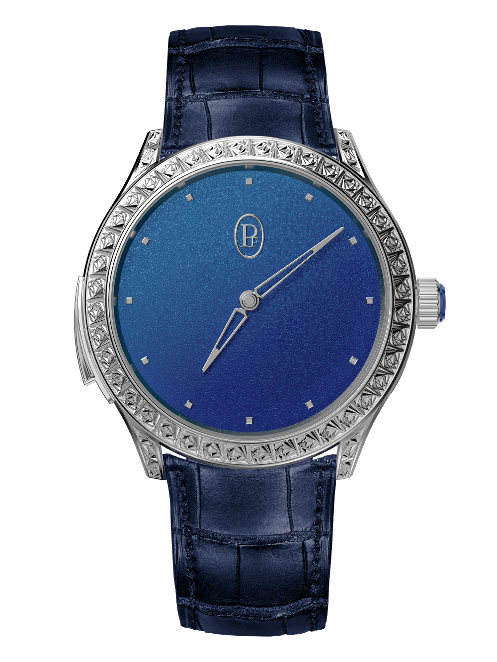Parmigiani Rosa Celeste Les Roses Carrées Collection Grand Feu