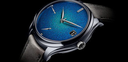 H. Moser & Cie. Launch Endeavour Perpetual Calendar Tantalum Blue Enamel