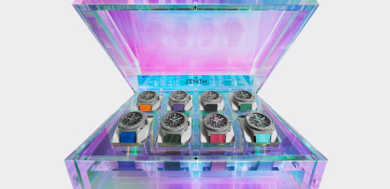 Zenith Launch Ultra Colour Box Set of 8 Defy 21 Watches and Chromatic Case