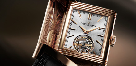 Jaeger-LeCoultre Release Reverso Tribute Duoface Tourbillon in Pink Gold
