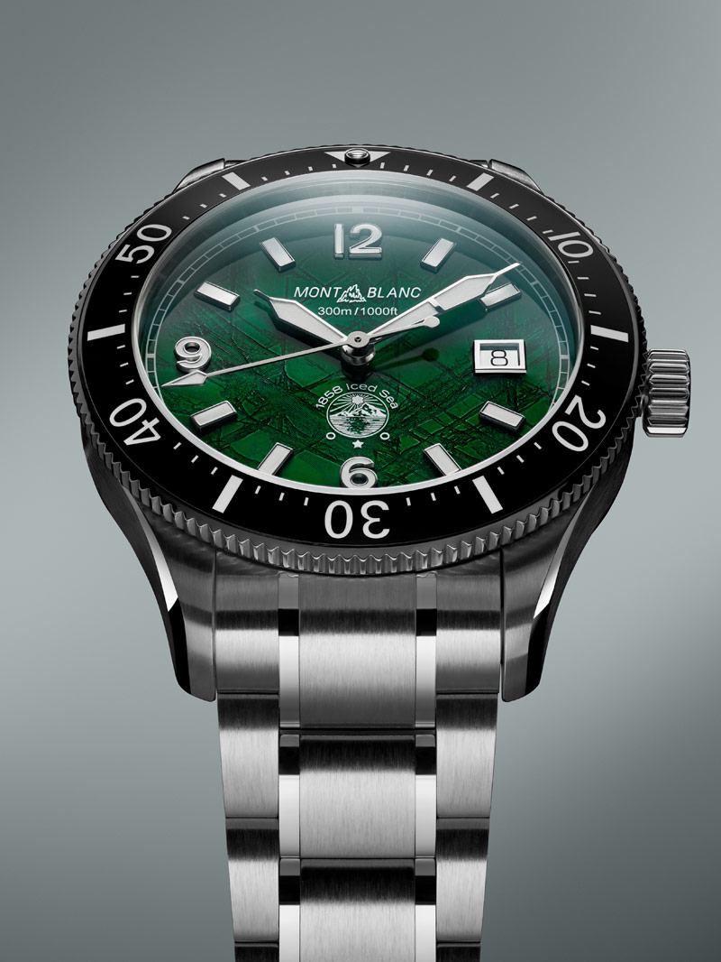 Montblanc 1858 Iced Sea Automatic Date Green Boutique Edition