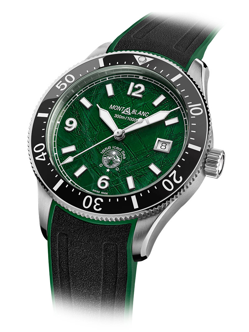 Montblanc 1858 Iced Sea Automatic Date Green Dial Boutique Edition