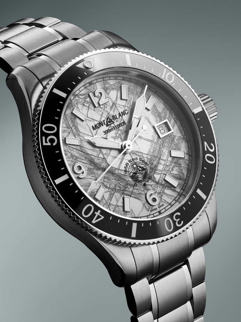 Montblanc 1858 Iced Sea Automatic Date Silver