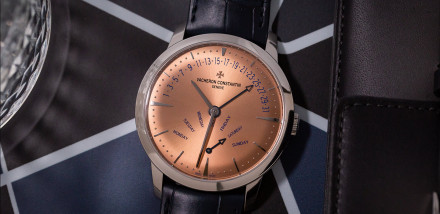 Vacheron Constantin Reveal Patrimony Retrograde Day-Date with Salmon Dial