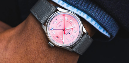 Farer’s New Lander 36mm GMT Trio Showcases Bold Pink and Green Colours