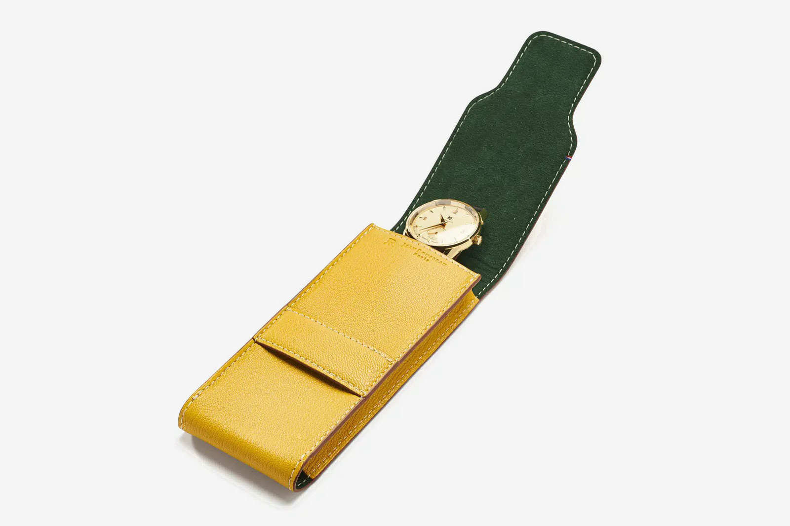 Jean Rousseau Watch Case Yellow Goat