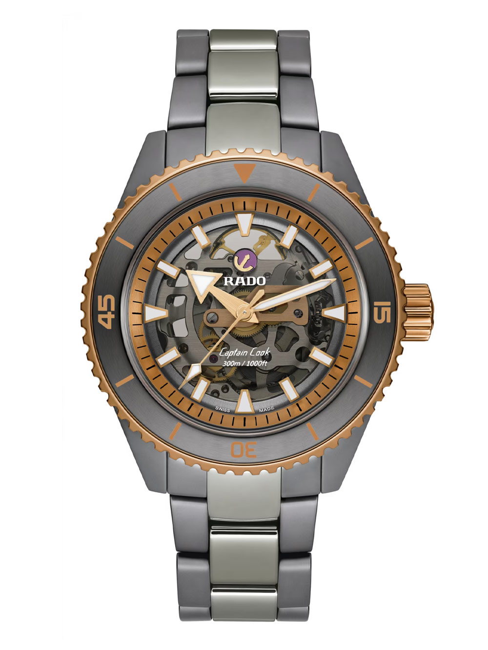 Rado Captain Cook High-Tech Ceramic Skeleton