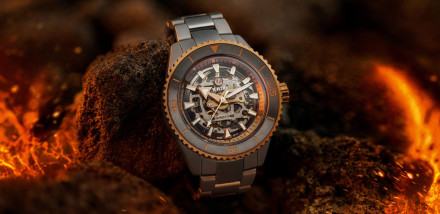 Rado Gives the Captain Cook High-Tech Ceramic Skeleton a Makeover in Plasma and Rose Gold