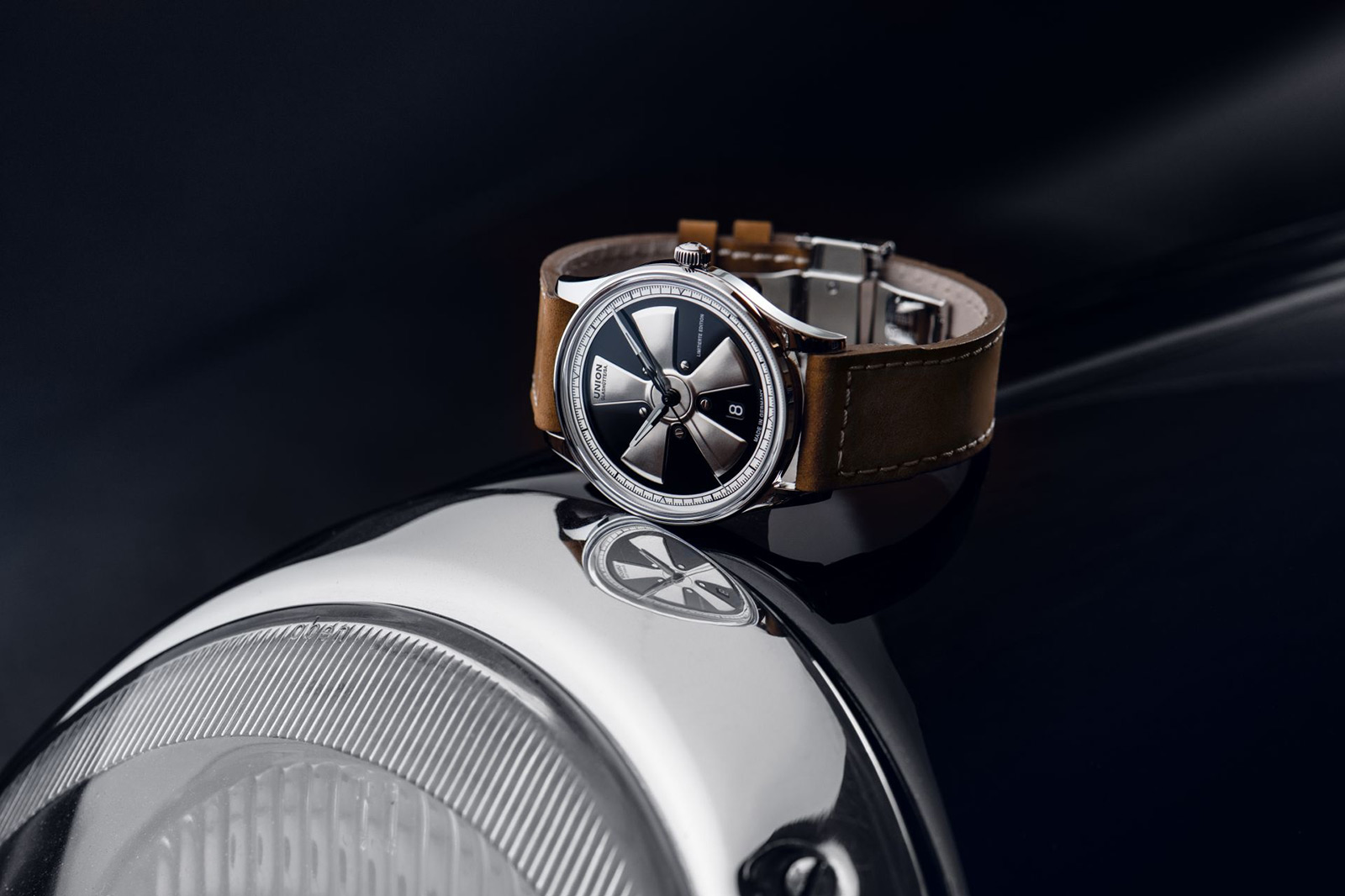 Union Glashütte Noramis Date Limited Edition Deutschland Klassik 2023 Embraces Vintage Porsche Design