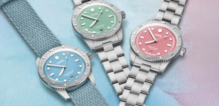 Oris Expand Colourful Divers Sixty-Five ‘Cotton Candy’ with Steel Trio