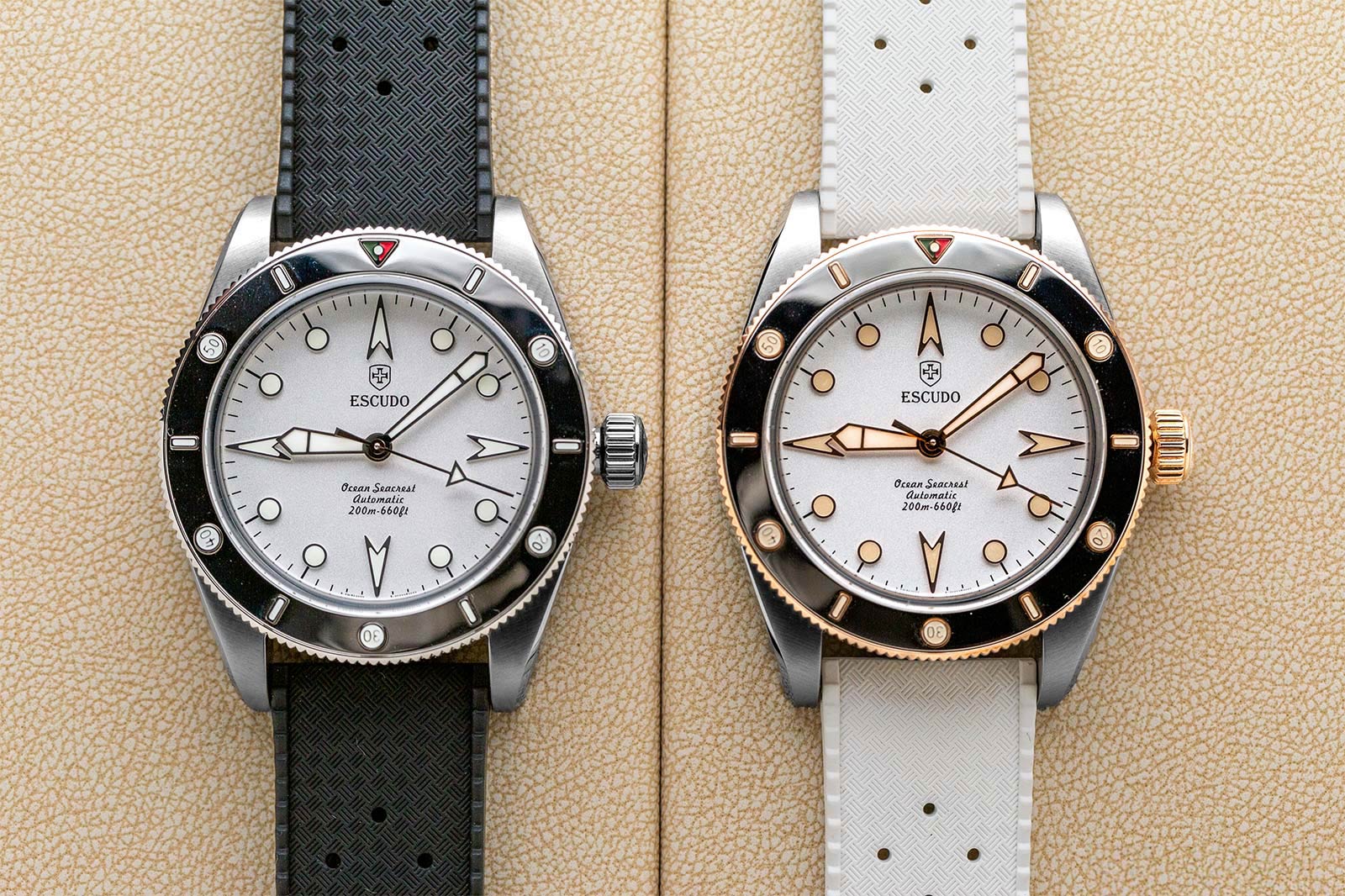 Escudo Ocean Seacrest Silver Inox and Rose Watch Review