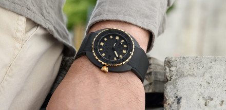 Doxa Introduce Sub 300β Sharkhunter with Urban Black and Gold Design