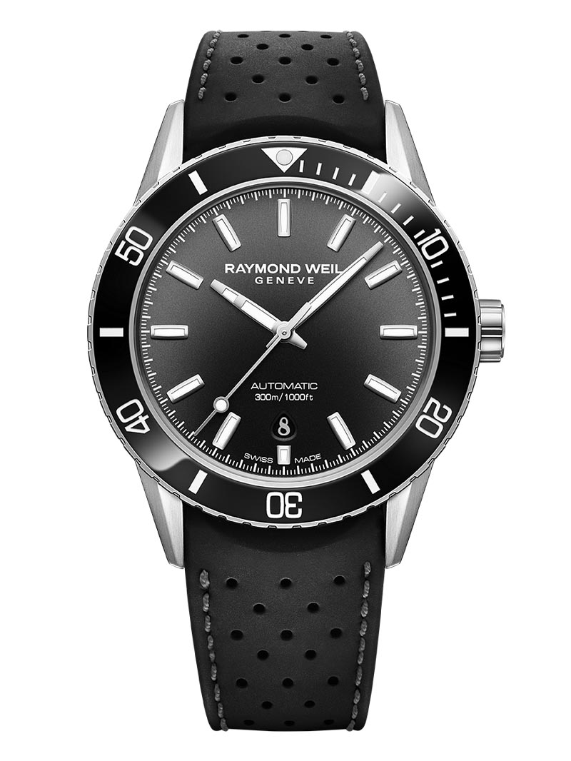 Raymond Weil Freelancer Diver 2775 Steel Rubber