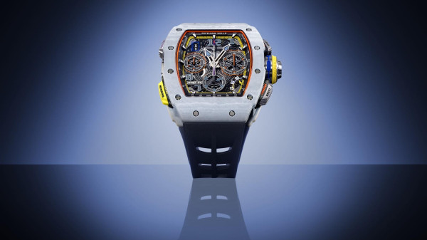 New Richard Mille RM 65-01 Grey Quartz TPT Split-Seconds Chronograph