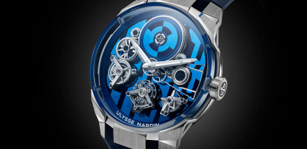 Ulysse Nardin Release Blast Free Wheel Marquetry with Silicon Dial