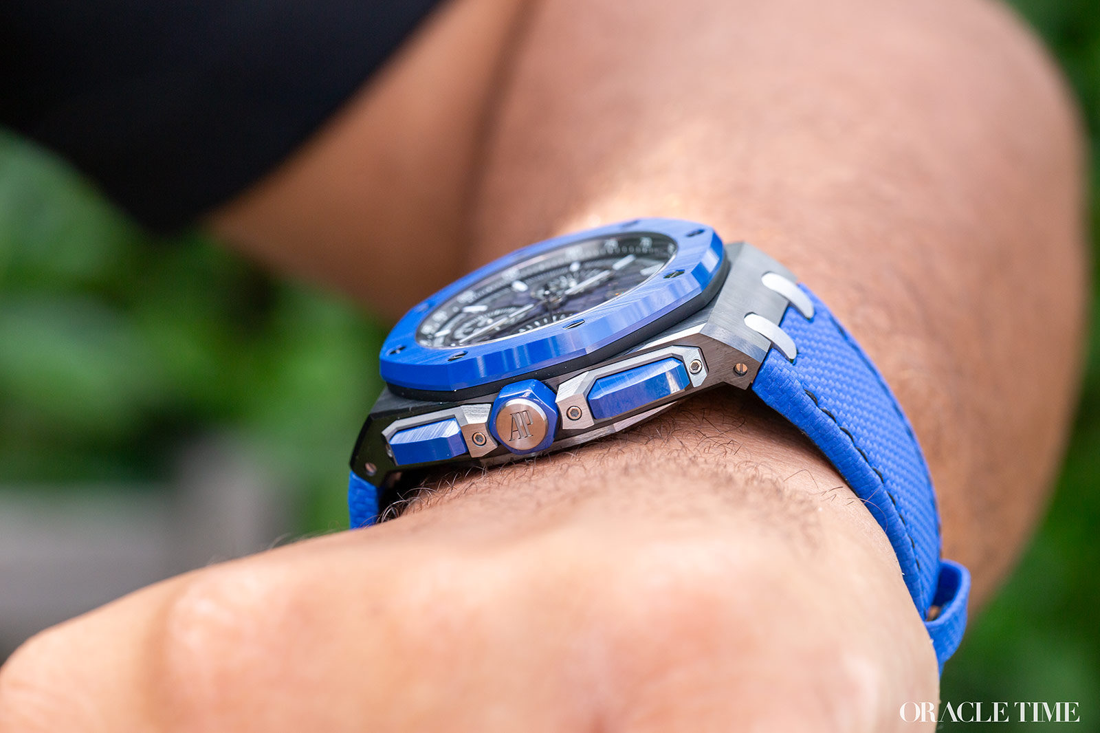 Audemars Piguet Royal Oak Offshore Selfwinding Chronograph Black and Blue Ceramic 26420CE.OO.A043VE.01