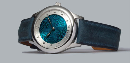 Etien’s T02 Brings Colourful Guilloché to a Stunning Dress Watch