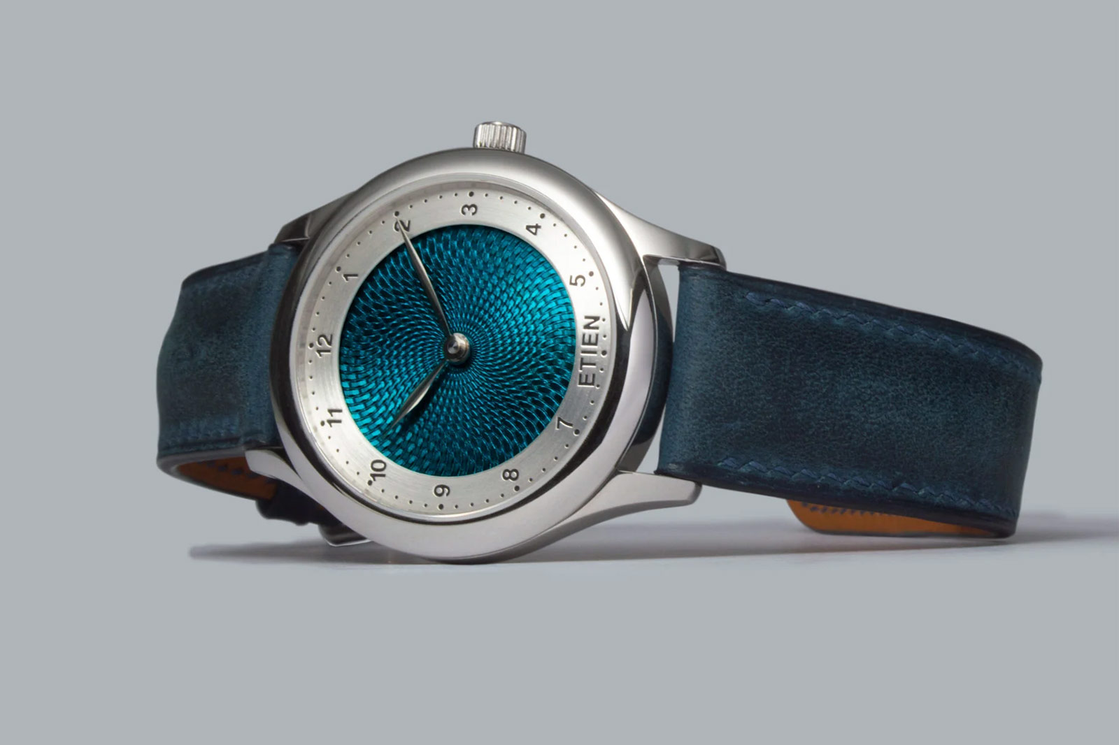 Etien’s T02 Brings Colourful Guilloché to a Stunning Dress Watch