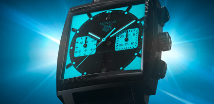 Tag Heuer Monaco Night Driver Brings Tron-Like Style to Their Signature Collection