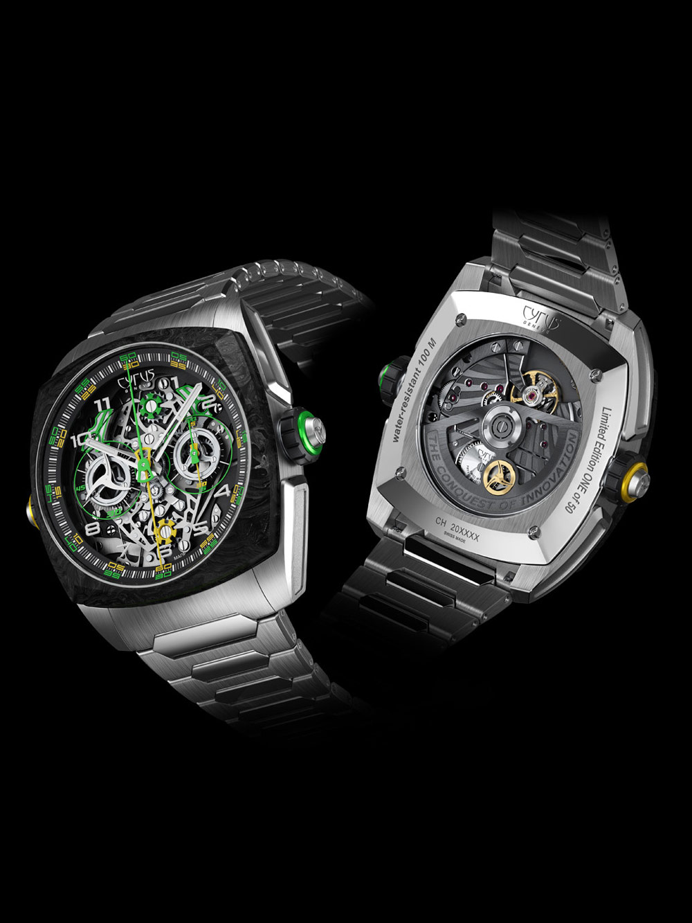 Cyrus Klepcys DICE Carbon Titanium Lime