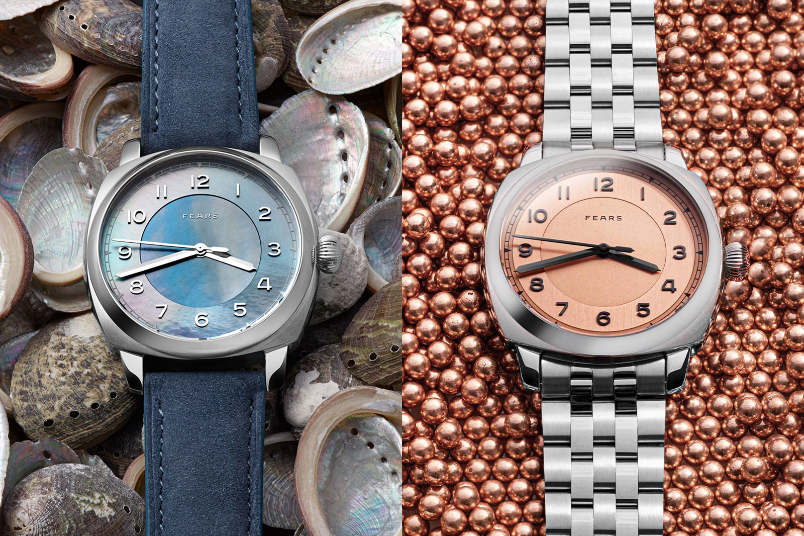 Fears Brunswick 40 ‘Aurora’ and Copper Salmon Introduce Fresh Dials and Improved Cushion Case