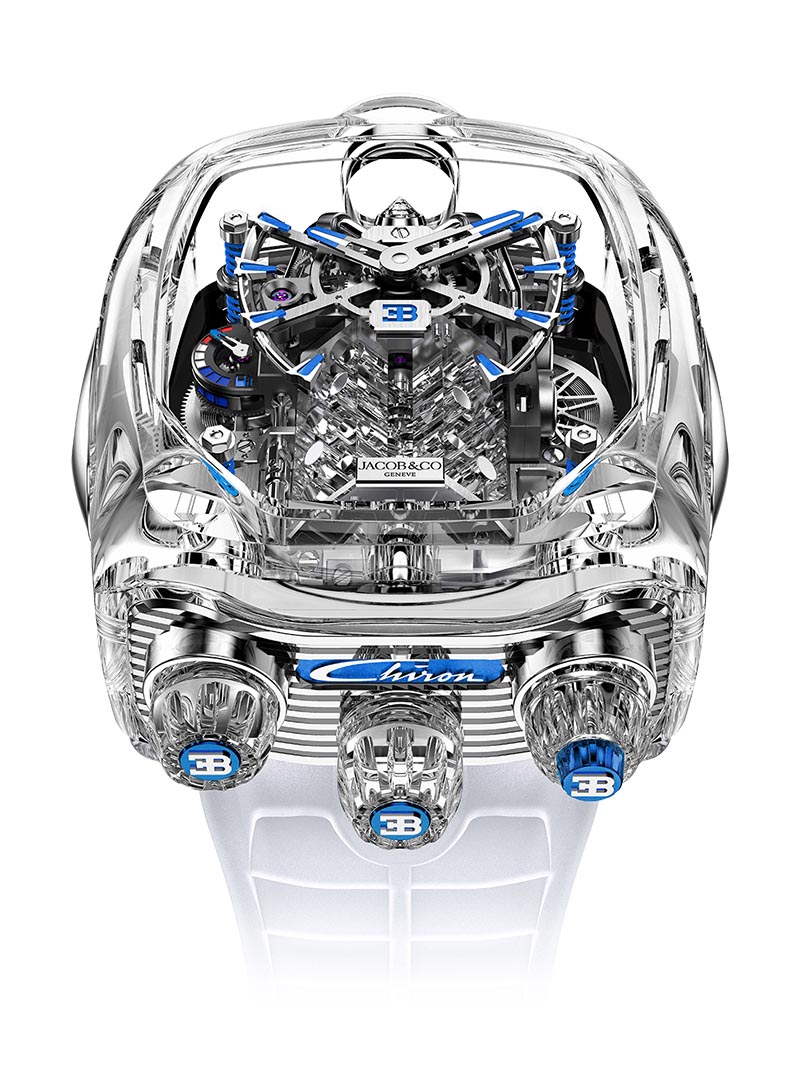 Jacob & Co. Bugatti Chiron Sapphire Crystal Clear