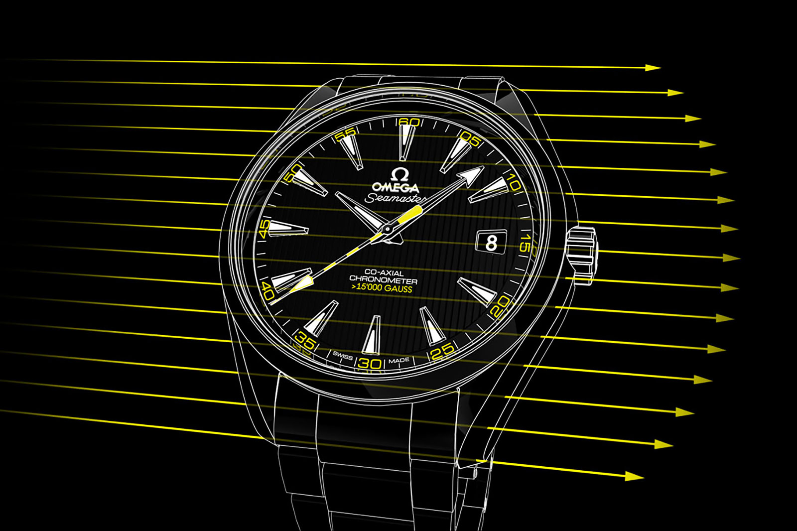 Omega Seamaster Aqua Terra 15,000 Gauss Bumblbee