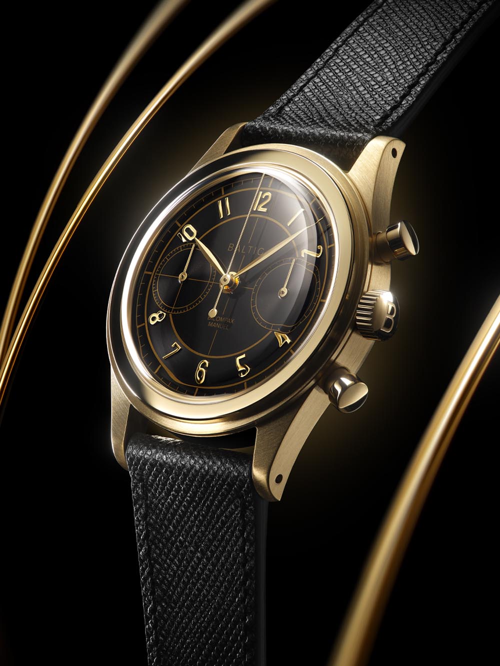 Baltic Bicompax 002 Gold PVD