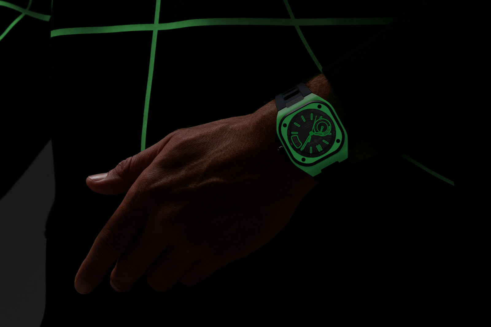 Bell and Ross BR-X5 Green Lum
