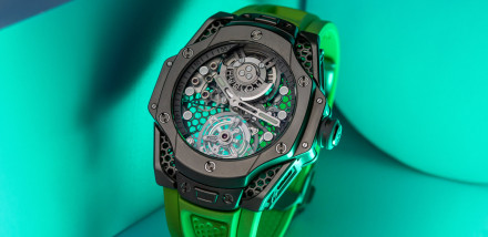 Hublot Big Bang Tourbillon SR_A by Samuel Ross is a Horological Beast in Monochromatic Titanium