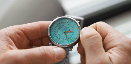 Ochs und Junior Selene Nebra Moonphase Pays Tribute to Oldest Celestial Calendar