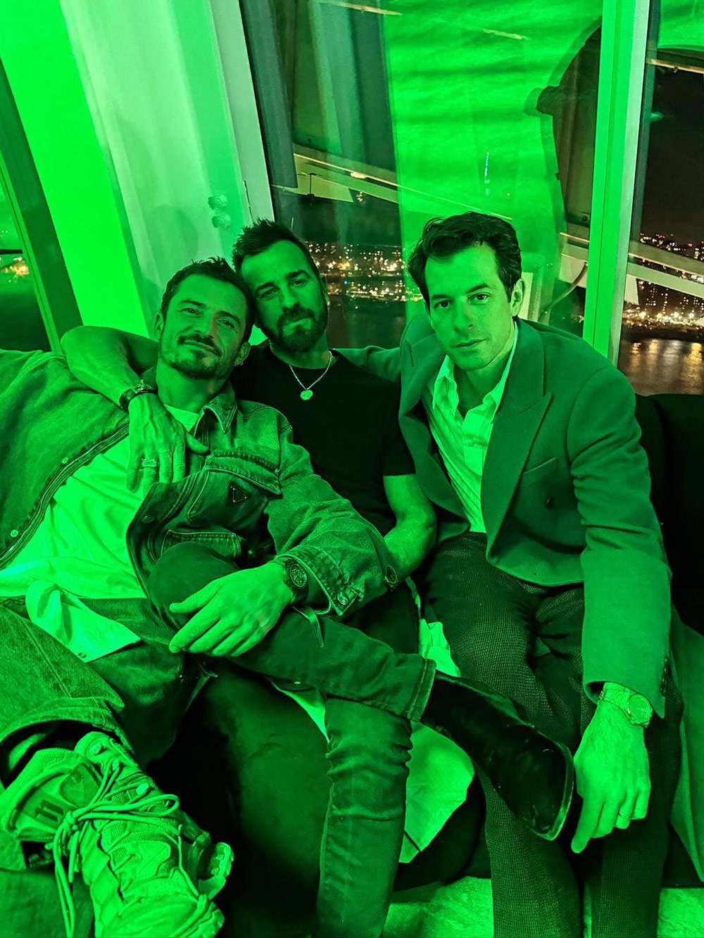 Oralando Bloom and Mark Ronson at Audemars Piguet x Travis Scott After Party
