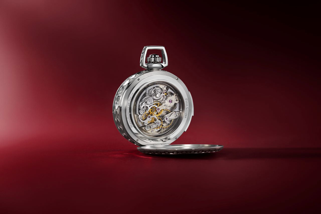 Parmigiani L Armoriale Pocket Watch Objet D Art Caseback