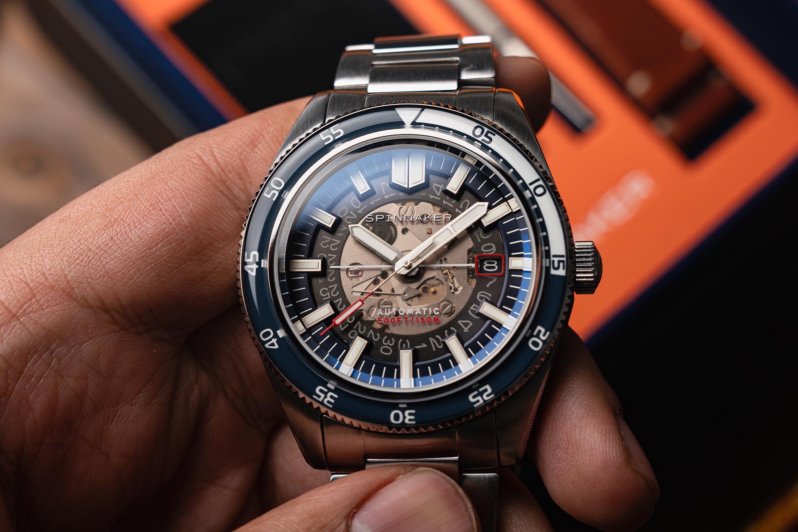 Spinnaker Fleuss Automatic Severn Edition Moonlight Blue 