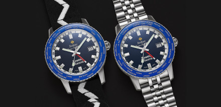 Zodiac x Rowing Blazers Super Sea Wolf World Time GMT with Trading Places Bezel