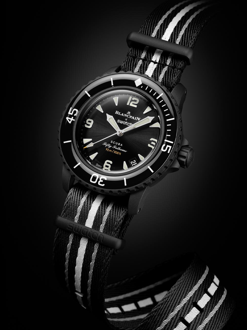 Blancpain Swatch Scuba Fifty Fathoms Ocean Of Storms
