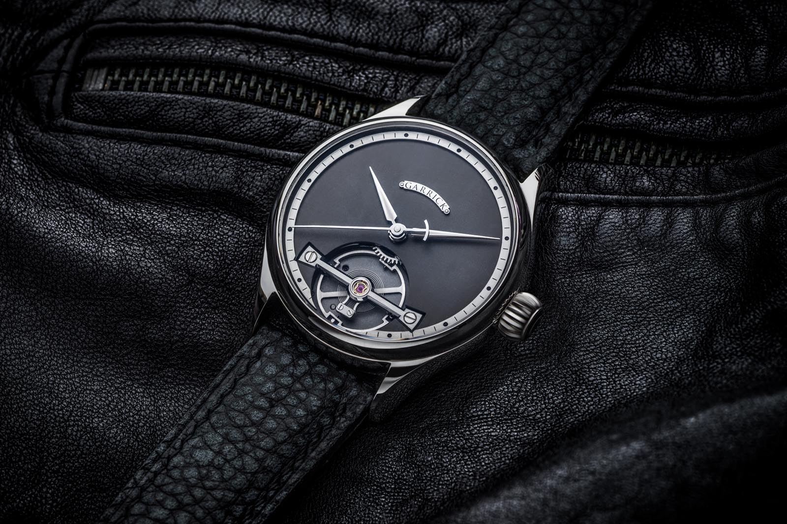 Garrick S2 Deadbeat Seconds MK2 Dark Rhodium